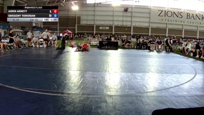 150 lbs Aiden Arnett, Illinois vs Gregory Torosian, California