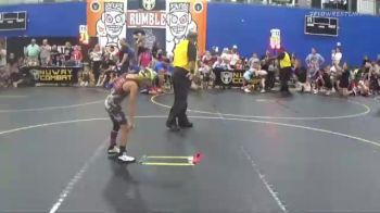 53 lbs Semis & 1st Wrestleback (8 Team) - Tate Russell, Funky Fire vs Tony Tinervia, ARES Black
