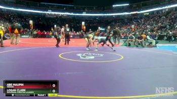 144-2A Semifinal - Logan Clark, Dayspring Christian Academy vs Abe Maupin, Meeker