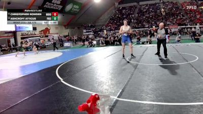 5A 175 lbs Cons. Round 1 - Ashcroft Atticus, Preston vs Christopher Rowden, Mountain Home