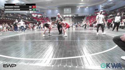 120 lbs 3rd Place - Emerson Luxton, Raw Wrestling Club vs Xander Montgomery, Skiatook Youth Wrestling