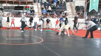 115_B lbs Consi Of 8 #1 - Jacob Horwatt, Kiski Area vs Slade Horwat, Derry Area