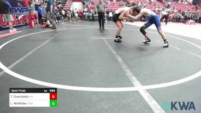 110 lbs Semifinal - Tyler Overstake, Kansas Young Guns vs Lincoln McMillen, Tonkawa Takedown Club