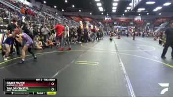 86 lbs Cons. Round 5 - Grace Vance, Algonac Mat Rats vs Taylor Crystal, West Michigan Pursuit