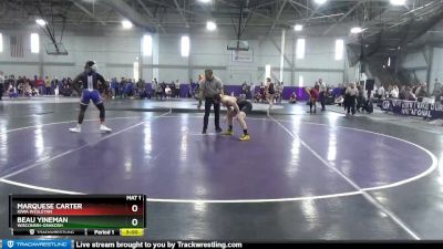 197 lbs Champ. Round 1 - Beau Yineman, Wisconsin-Oshkosh vs Marquese Carter, Iowa Wesleyan