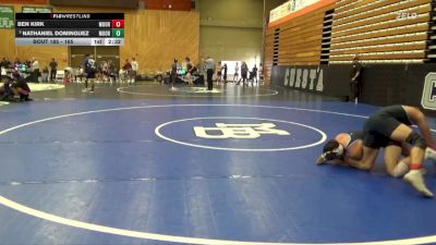 165 lbs Cons. Round 4 - Ben Kirk, Moorpark College vs Nathaniel Dominguez, Moorpark College