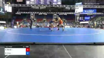 160 lbs Round Of 64 - Omer Barak, Florida vs Kydyn Lima, California