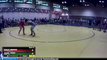 138 lbs Round 5 (10 Team) - Isabel Perez, SOWA vs Bailey Bridges, STL Yellow