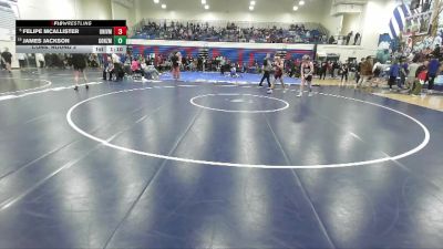 132 lbs Cons. Round 3 - Felipe McAllister, University vs James Jackson, Gonzaga Prep