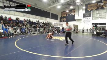 157 lbs Cons. Round 4 - Brock Kenney, Trabuco Hills vs Travis Alfaro, Bishop Amat