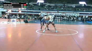 157 lbs Champ Round 1 (16 Team) - Brayden Davis, Richlands vs Mikey Walsh, Granby