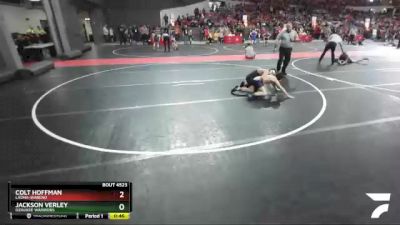 100 lbs Quarterfinal - Colt Hoffman, Laona-Wabeno vs Jackson Verley, Ozaukee Warriors