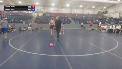 157 lbs Logan Nitti, Idaho vs Creed Koll, Minnesota Blue