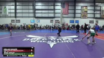 85 lbs Round 2 (4 Team) - KELLAN GAVAZZI, NORTH CAROLINA WRESTLING FACTORY - RED vs Ryan Hatley, BELIEVE TO ACHIEVE WRESTLING CLUB