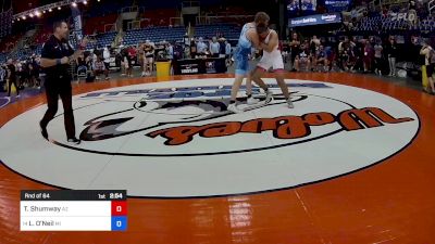 215 lbs Rnd Of 64 - Tyler Shumway, AZ vs Layne O'Neil, MI