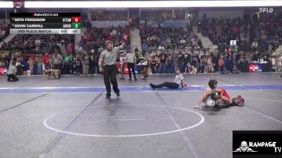 76 lbs Cons. Round 1 - Bearett Bowin, Columbus vs Nolan Nelson, Derby