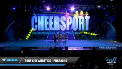 Port City Athletics - Pharaohs [2021 L4 Senior Coed - D2 - Small Day 1] 2021 CHEERSPORT National Cheerleading Championship