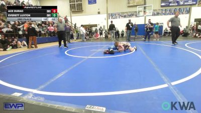 58 lbs 2nd Place - Ace Durao, Bartlesville Wrestling Club vs Everett Luxton, Bartlesville Wrestling Club