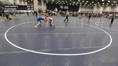 138 lbs Cons. Rd Of 16 - Kyler Simons, Sebolt Wrestling Academy vs David Longino II, The Chicken Coop Wrestling Club