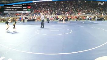 D2-120 lbs Cons. Round 1 - Justin Niyubushobozi, Waverly HS vs Keegan Miller, Lamphere HS