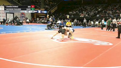 150 Class 4 lbs Quarterfinal - Chance Ruble, Seckman vs Jackson Paulsen, Blue Springs