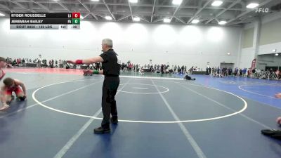 132 lbs Consi Of 16 #1 - Ryder Rousselle, LA vs Jeremiah Bailey, PA