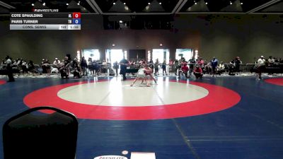 110-120 lbs Cons. Semis - Cote Spaulding, AL vs Paris Turner, TN