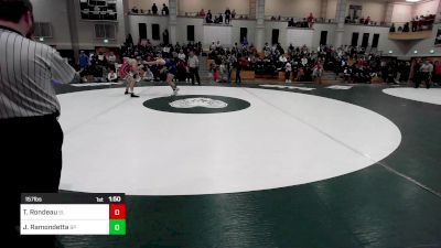 157 lbs Final - Talan Rondeau, Silver Lake vs Jack Ramondetta, Bristol-Plymouth