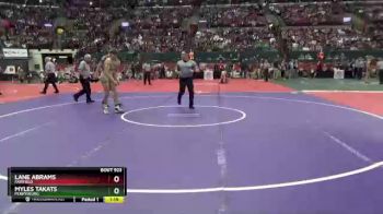 D1-165 lbs Semifinal - Myles Takats, Perrysburg vs Lane Abrams, Fairfield