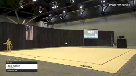 Julia Kushnir - Clubs, Let It Shine - 2021 USA Gymnastics Championships