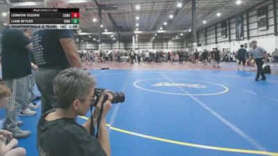 113 lbs Quarterfinals (8 Team) - Liam Myles, SANDCATS WRESTLING CLUB vs Lennon Ogden, CAPITAL CITY WRESTLING CLUB