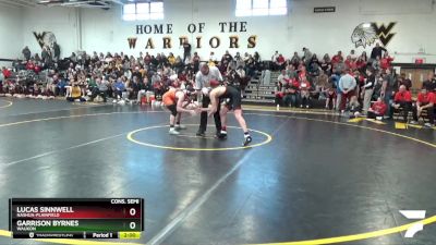 144 lbs Cons. Semi - Lucas Sinnwell, Nashua-Plainfield vs Garrison Byrnes, Waukon