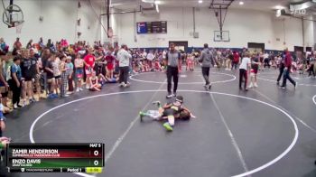 45/50 Round 1 - Zamir Henderson, Summerville Takedown Club vs Enzo Davis, Unattached