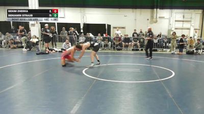 132 lbs Consi Of 64 #1 - Bekim Zherka, FL vs Benjamin Straub, PA