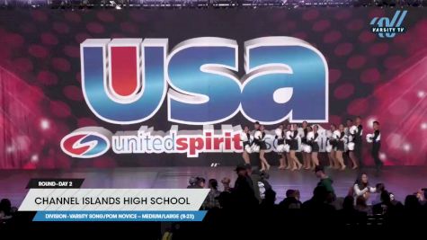 Channel Islands High School - Varsity Song/Pom Novice -- Medium/Large (8-23) [2023 Varsity Song/Pom Novice -- Medium/Large (8-23) Day 2] 2023 USA Spirit & Junior Nationals/Collegiate Championships