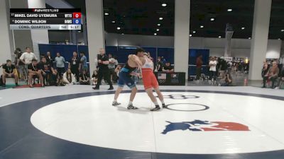 72 kg Cons. Quarters - Mikel David Uyemura, World Team Training Center vs Dominic Wilson, Ranger 47 Wrestling Club