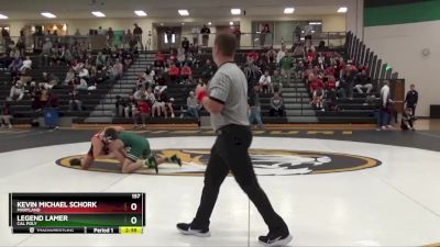 157 lbs Cons. Round 2 - Kevin Michael Schork, Maryland vs Legend Lamer, Cal Poly