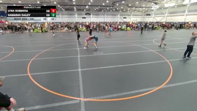 100 lbs Round 1 - Lynx Robertia, Unattached vs Samarah Dailey, Unattached