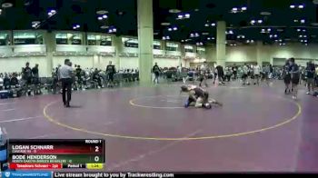 106 lbs Round 1 (10 Team) - Bode Henderson, North Dakota Border Brawlers vs Logan Schnarr, Cascade HS