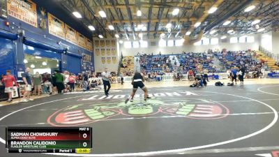 175 lbs Cons. Round 3 - Brandon Calidonio, Flagler Wrestling Club vs Sadman Chowdhury, Alpha Dogz Elite