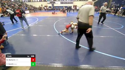 73 lbs Final - Bentley Ballard, Panther Youth Wrestling vs Tracker Smith, Salina Wrestling Club