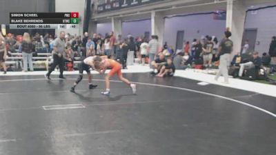 96 lbs Champ. Rd Of 64 - Simon Scheel, Pinnacle Wrestling School vs Blake Behrends, BTWC