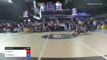 220 lbs Round Of 16 - Koy Hopke, Wisconsin vs Erick Brothers, West Virginia