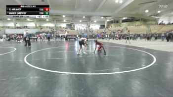 100 lbs Cons. Round 3 - James Drewry, Wave Wrestling Club vs Cj Weaver, Tullahoma Takedown Club