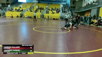 132 lbs 5th Place Match - Leonardo Vasquez, Woodburn vs Jameson Mullaney, Southridge