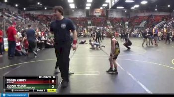 72 lbs Quarterfinal - Tevari Mason, Peer Pressure Elite Wrestling vs Teigen Kibbey, Holt WC