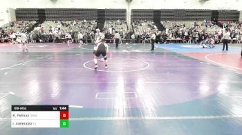 128-H lbs Round Of 16 - Kendricks Pellicci, Dynamic Wrestling vs Rickie Melendez, Father Judge