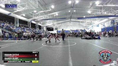 100 lbs Placement (4 Team) - Raheem Busby, Potentially Dangerous vs Maxuim Tuttle, Kansas Mayhem