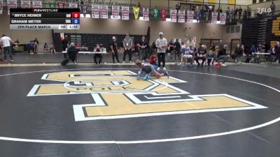 74 lbs 5th Place Match - Graham Meyer, Sebolt Wrestling Academy vs Bryce Heimer, Immortal Athletics WC