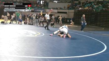 126 lbs Consi Of 8 #1 - Brody Mercer, Cane Bay vs Angel Acosta, Catawba Ridge